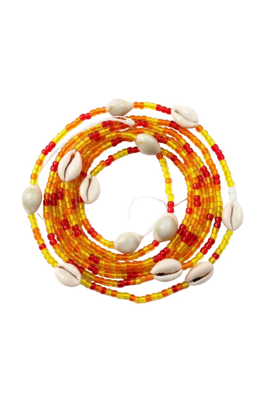 Sea shell lover waist bead